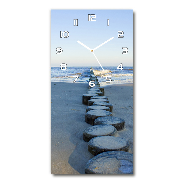 Modern vertical wall clock Breakwater