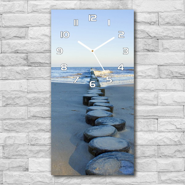 Modern vertical wall clock Breakwater