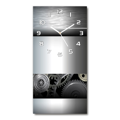 Vertical wall clock Gears abstraction