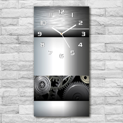 Vertical wall clock Gears abstraction