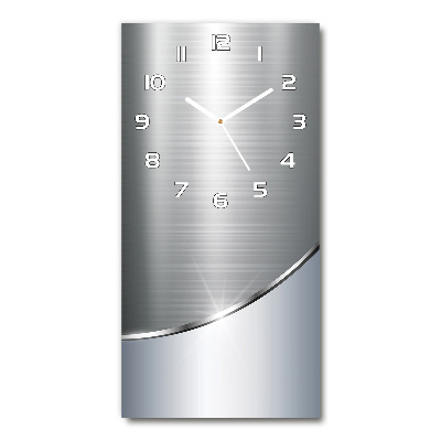 Vertical wall clock Metal abstraction