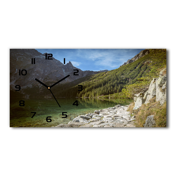 Horizontal wall clock Morskie Oko Tatry