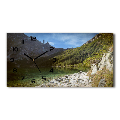 Horizontal wall clock Morskie Oko Tatry