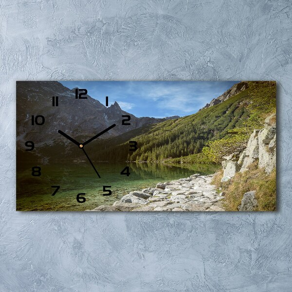 Horizontal wall clock Morskie Oko Tatry