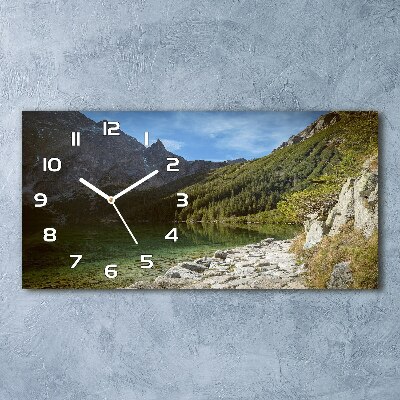 Horizontal wall clock Morskie Oko Tatry