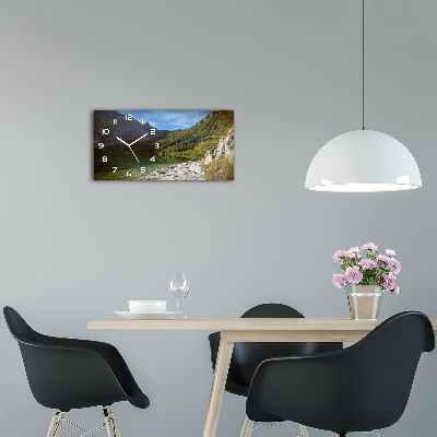 Horizontal wall clock Morskie Oko Tatry