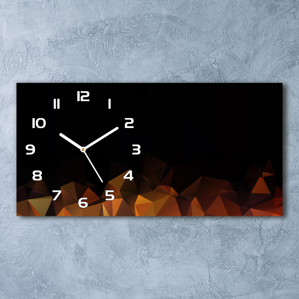 Horizontal wall clock Abstraction