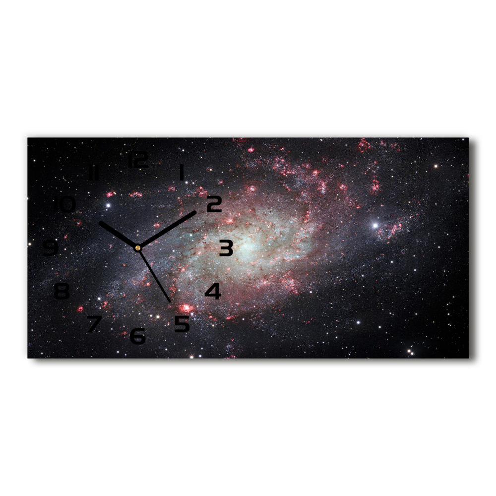 Horizontal wall clock Nebula