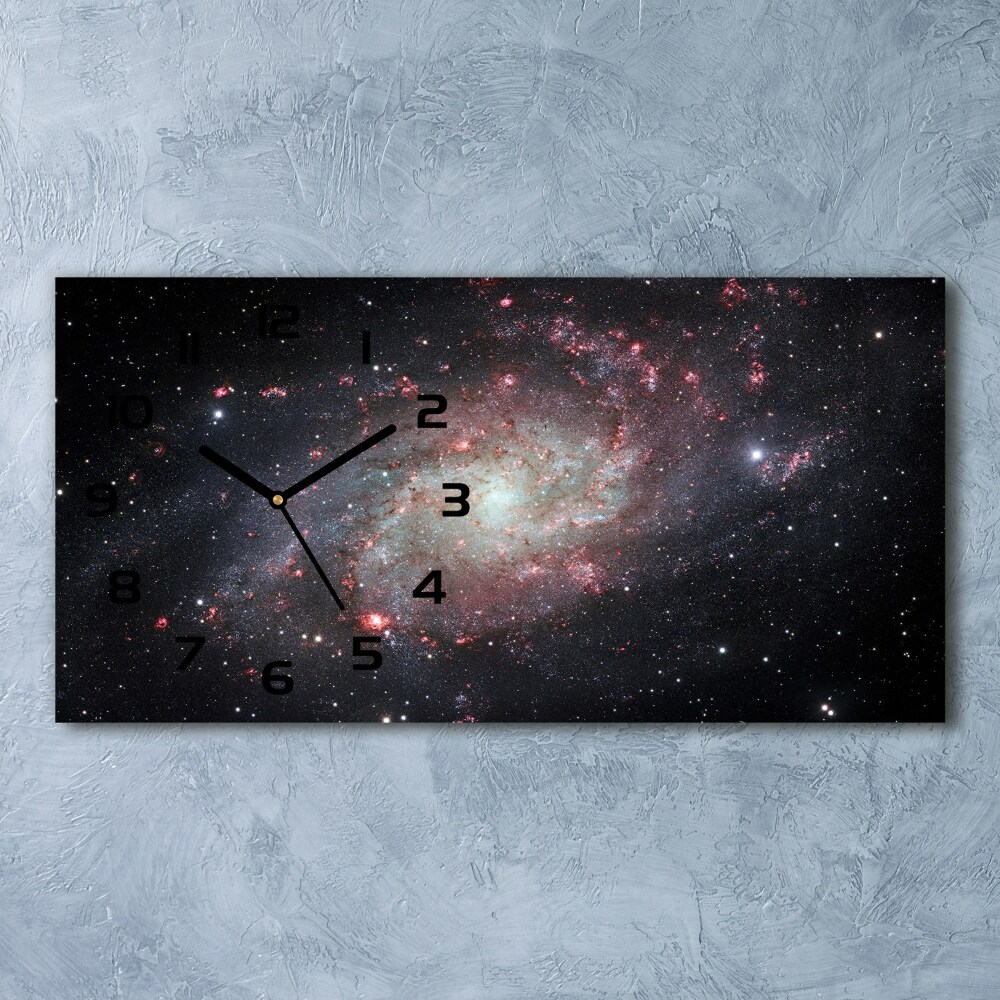 Horizontal wall clock Nebula