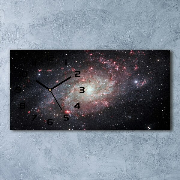 Horizontal wall clock Nebula