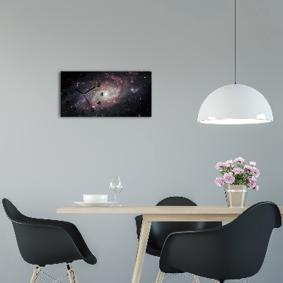 Horizontal wall clock Nebula