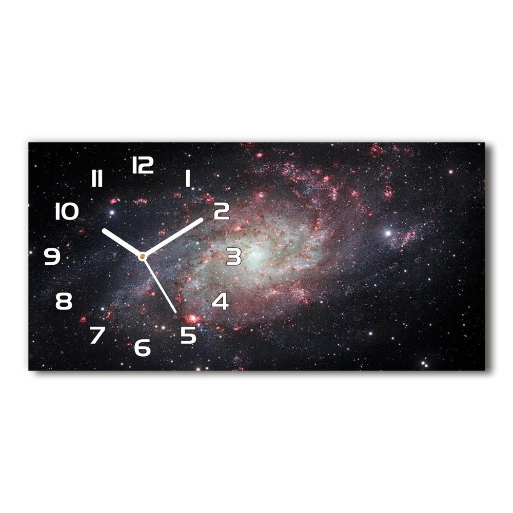 Horizontal wall clock Nebula