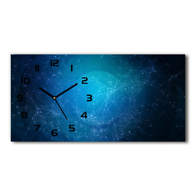 Horizontal wall clock Constellation