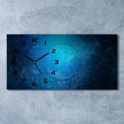 Horizontal wall clock Constellation