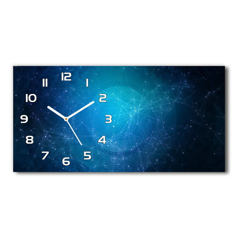 Horizontal wall clock Constellation