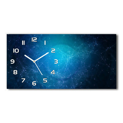 Horizontal wall clock Constellation