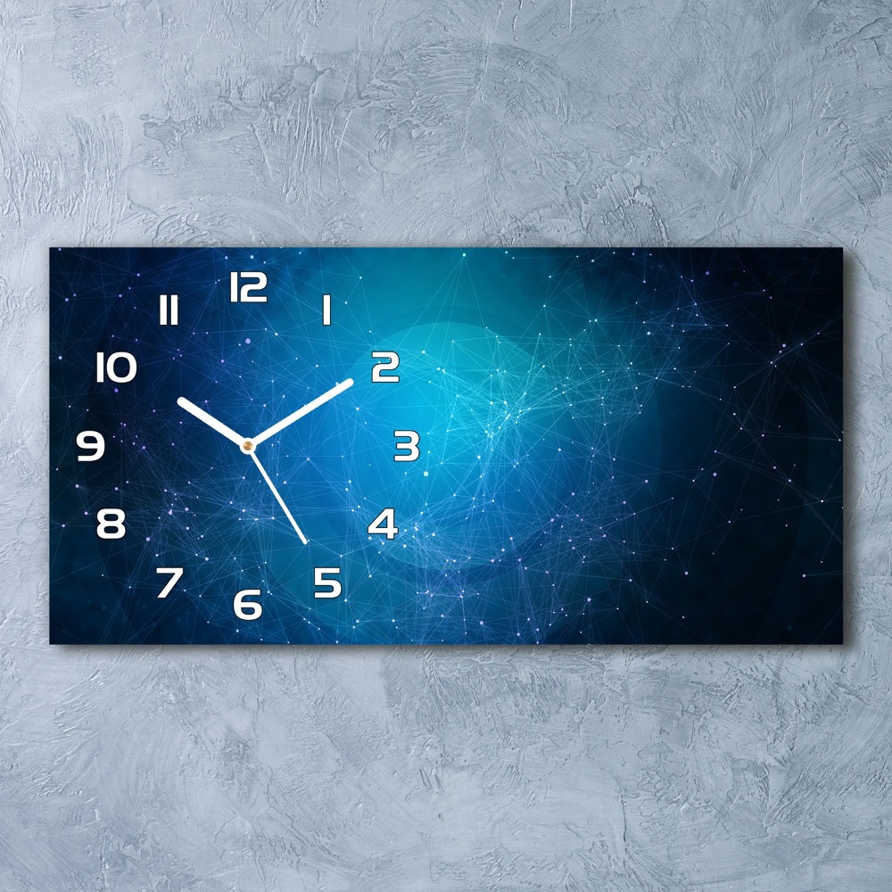 Horizontal wall clock Constellation