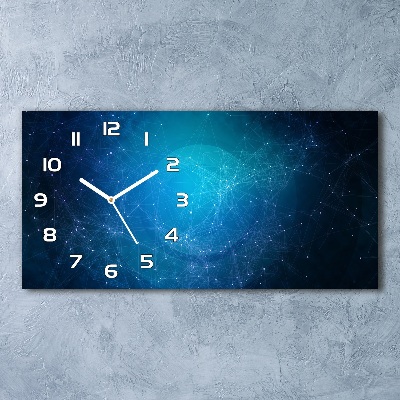 Horizontal wall clock Constellation