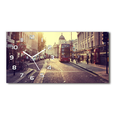 Horizontal wall clock London