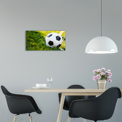 Horizontal wall clock Ball in the goal