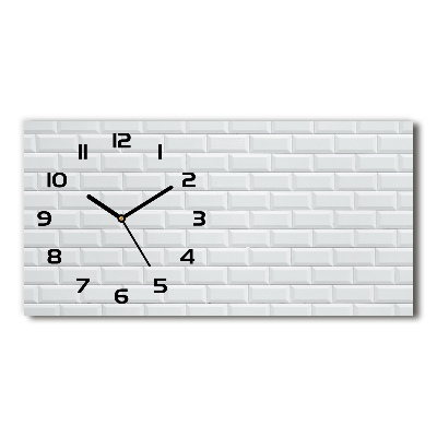 Horizontal wall clock Ceramic wall