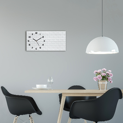 Horizontal wall clock Ceramic wall