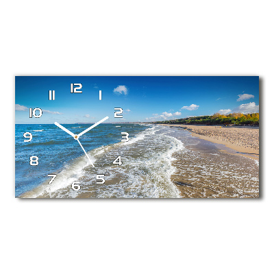 Horizontal wall clock Baltic Sea