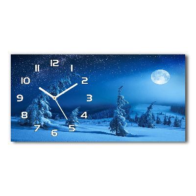 Horizontal wall clock Moonlight