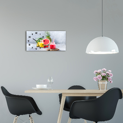 Horizontal wall clock Fruit cocktail