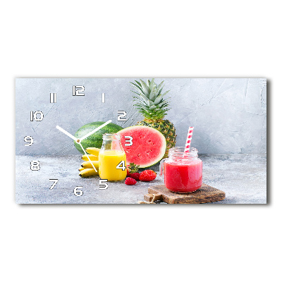 Horizontal wall clock Fruit cocktail