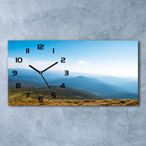 Horizontal wall clock Tatry National Park