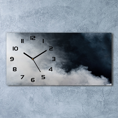 Horizontal wall clock White