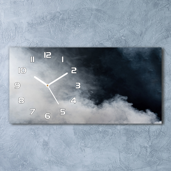 Horizontal wall clock White