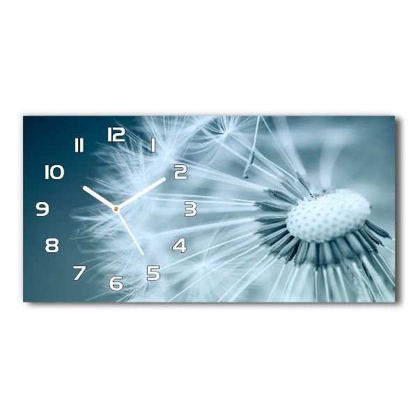 Horizontal wall clock Dandelion