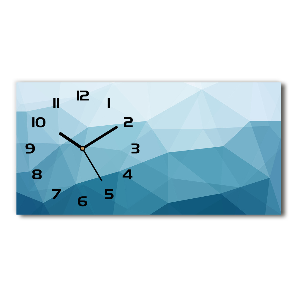 Horizontal wall clock Abstraction Background