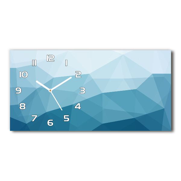 Horizontal wall clock Abstraction Background