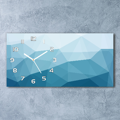 Horizontal wall clock Abstraction Background