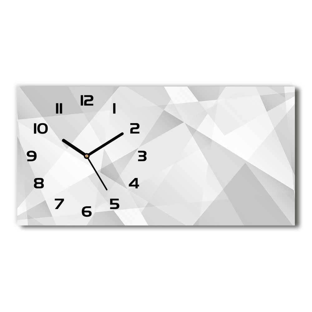 Horizontal rectangular wall clock Abstraction Background