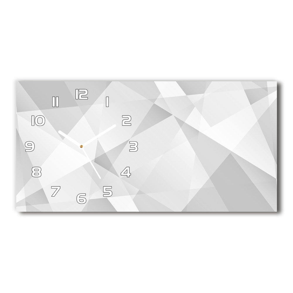 Horizontal rectangular wall clock Abstraction Background