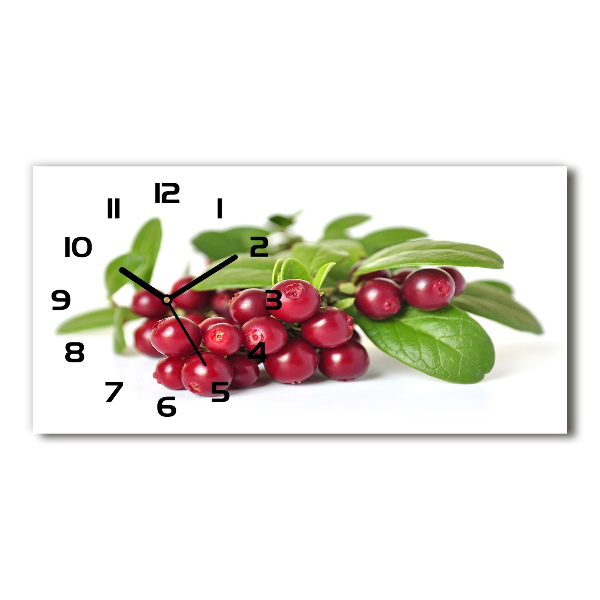 Horizontal rectangular wall clock Cowberry