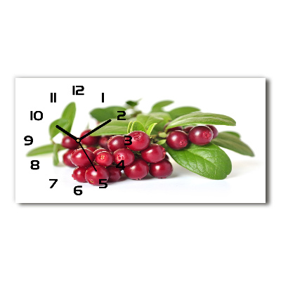 Horizontal rectangular wall clock Cowberry