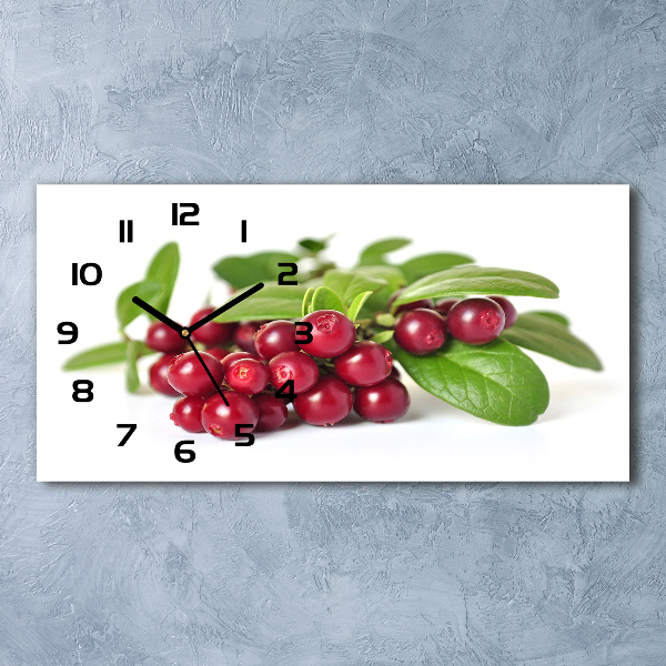 Horizontal rectangular wall clock Cowberry