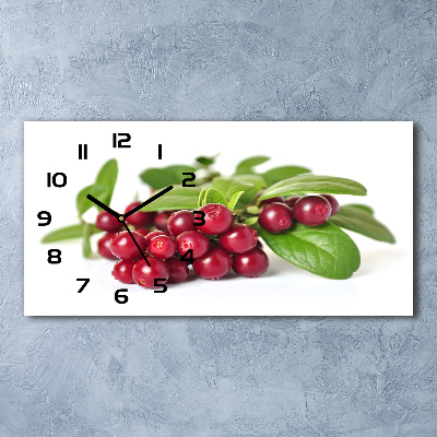 Horizontal rectangular wall clock Cowberry