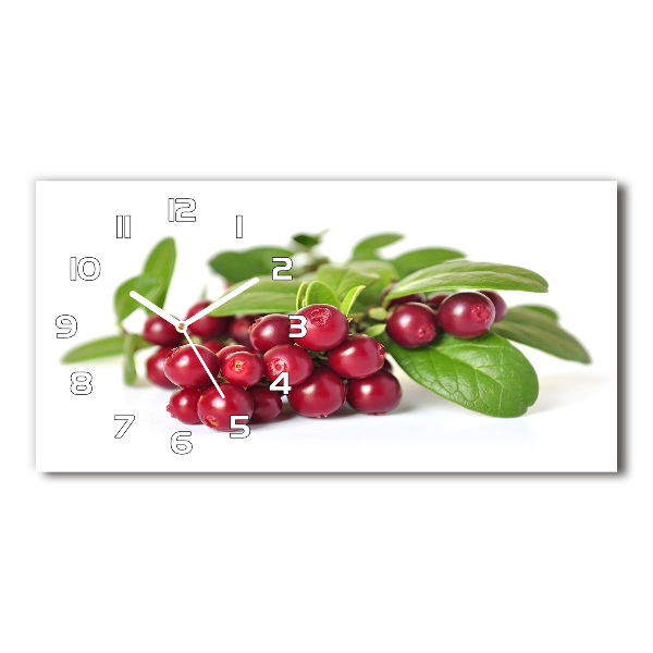 Horizontal rectangular wall clock Cowberry