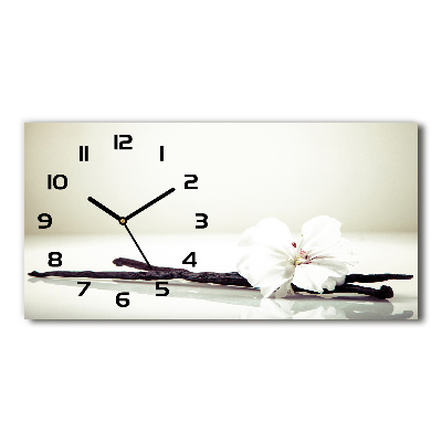 Horizontal rectangular wall clock Vanilla chick