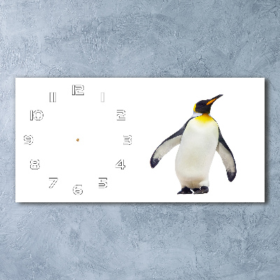 Horizontal wall clock Penguin