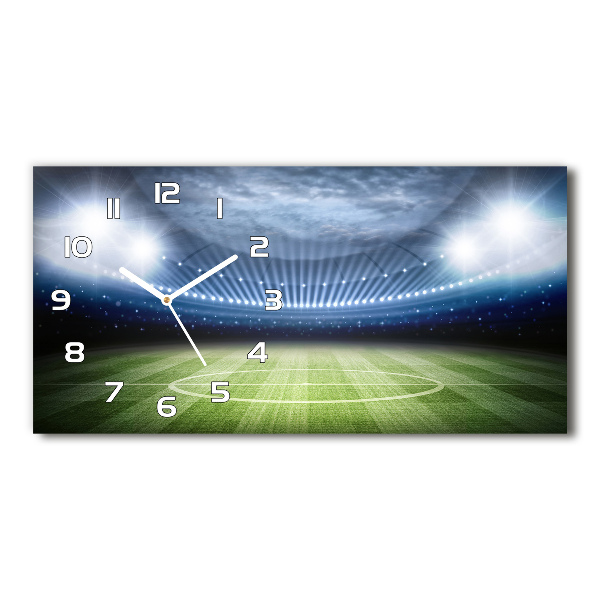 Horizontal wall clock Stadium