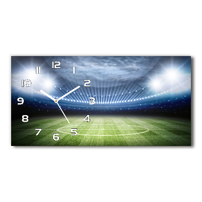 Horizontal wall clock Stadium