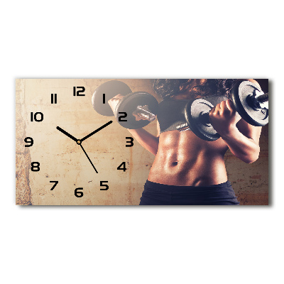 Horizontal wall clock Muscle structure