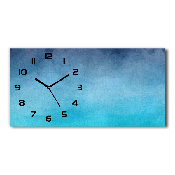 Horizontal wall clock Smoke